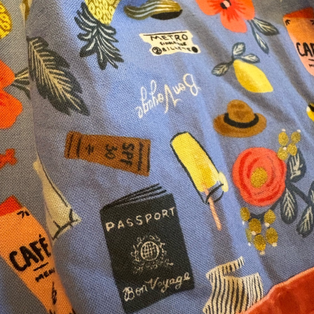 Travel Essentials Bon Voyage Shasta Tunic EUC - Picture 5 of 8